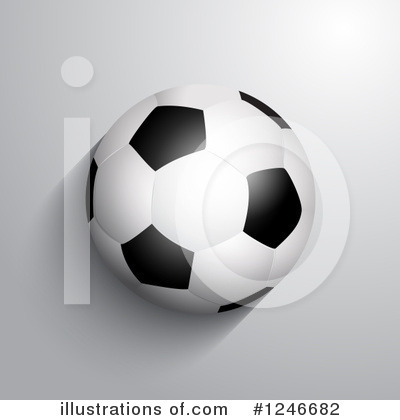 Royalty-Free (RF) Soccer Clipart Illustration by KJ Pargeter - Stock Sample #1246682