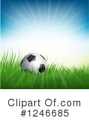 Soccer Clipart #1246685 by KJ Pargeter