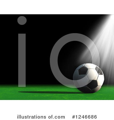 Royalty-Free (RF) Soccer Clipart Illustration by KJ Pargeter - Stock Sample #1246686