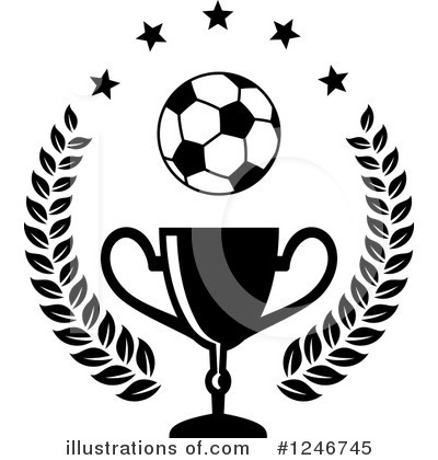 Royalty-Free (RF) Soccer Clipart Illustration by Vector Tradition SM - Stock Sample #1246745