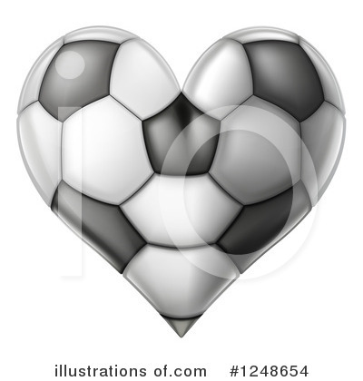 Royalty-Free (RF) Soccer Clipart Illustration by AtStockIllustration - Stock Sample #1248654