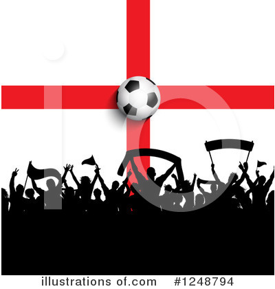 England Flag Clipart #1248794 by KJ Pargeter