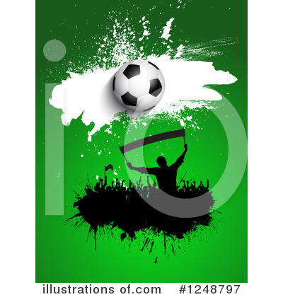 Royalty-Free (RF) Soccer Clipart Illustration by KJ Pargeter - Stock Sample #1248797