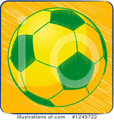 Royalty-Free (RF) Soccer Clipart Illustration by elaineitalia - Stock Sample #1249722