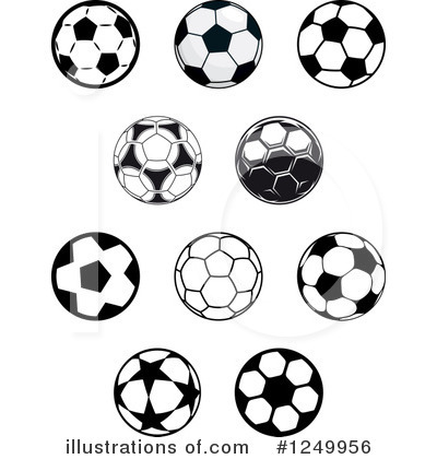 Royalty-Free (RF) Soccer Clipart Illustration by Vector Tradition SM - Stock Sample #1249956
