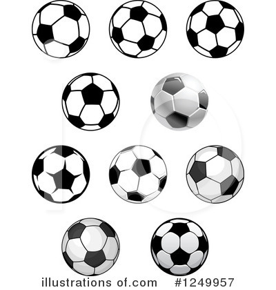 Royalty-Free (RF) Soccer Clipart Illustration by Vector Tradition SM - Stock Sample #1249957