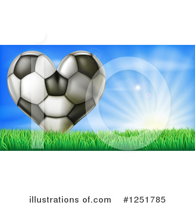Soccer Ball Clipart #1251785 by AtStockIllustration