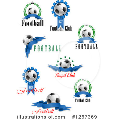 Royalty-Free (RF) Soccer Clipart Illustration by Vector Tradition SM - Stock Sample #1267369