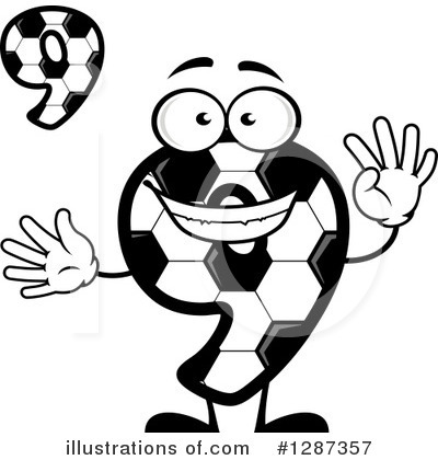 Royalty-Free (RF) Soccer Clipart Illustration by Vector Tradition SM - Stock Sample #1287357