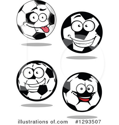 Royalty-Free (RF) Soccer Clipart Illustration by Vector Tradition SM - Stock Sample #1293507