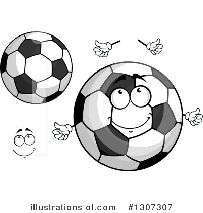 Royalty-Free (RF) Soccer Clipart Illustration by Vector Tradition SM - Stock Sample #1307307