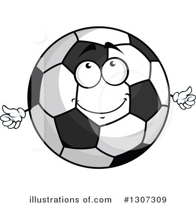 Royalty-Free (RF) Soccer Clipart Illustration by Vector Tradition SM - Stock Sample #1307309