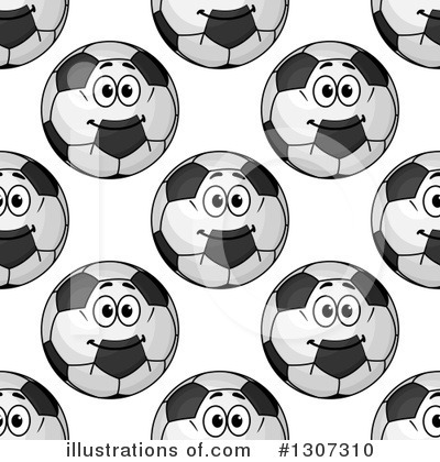 Royalty-Free (RF) Soccer Clipart Illustration by Vector Tradition SM - Stock Sample #1307310