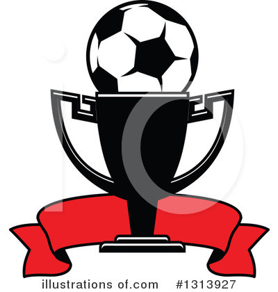 Royalty-Free (RF) Soccer Clipart Illustration by Vector Tradition SM - Stock Sample #1313927