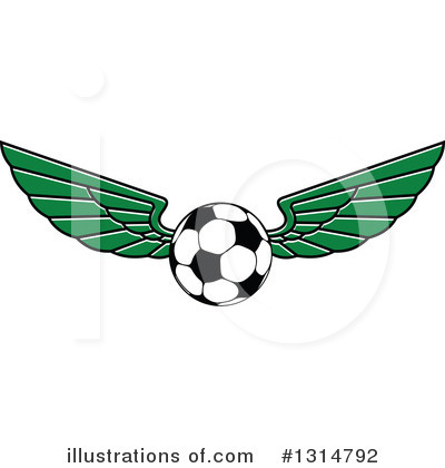 Royalty-Free (RF) Soccer Clipart Illustration by Vector Tradition SM - Stock Sample #1314792