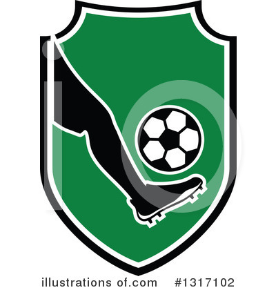 Soccer Player Clipart #1317102 by Vector Tradition SM