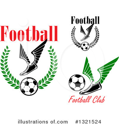 Royalty-Free (RF) Soccer Clipart Illustration by Vector Tradition SM - Stock Sample #1321524