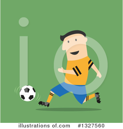Soccer Player Clipart #1327560 by Vector Tradition SM