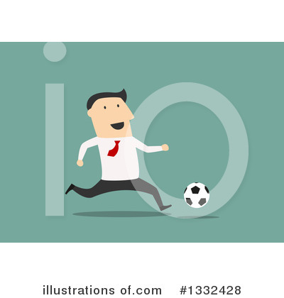 Soccer Player Clipart #1332428 by Vector Tradition SM