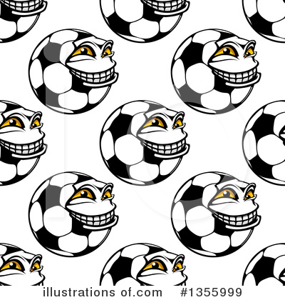 Royalty-Free (RF) Soccer Clipart Illustration by Vector Tradition SM - Stock Sample #1355999