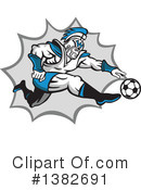 Soccer Clipart #1382691 by patrimonio
