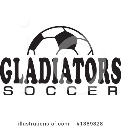Soccer Clipart #1389328 by Johnny Sajem