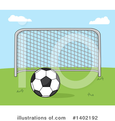 Royalty-Free (RF) Soccer Clipart Illustration by Hit Toon - Stock Sample #1402192
