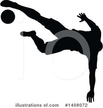 Royalty-Free (RF) Soccer Clipart Illustration by AtStockIllustration - Stock Sample #1408072