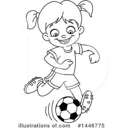 Royalty-Free (RF) Soccer Clipart Illustration by yayayoyo - Stock Sample #1446775