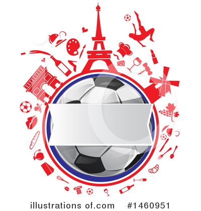 Soccer Ball Clipart #1460951 by Domenico Condello