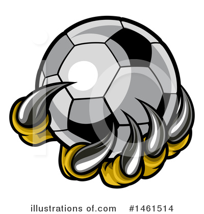 Football Clipart #1461514 by AtStockIllustration