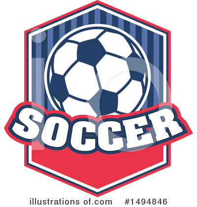 Royalty-Free (RF) Soccer Clipart Illustration by Vector Tradition SM - Stock Sample #1494846
