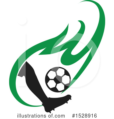 Soccer Player Clipart #1528916 by Vector Tradition SM