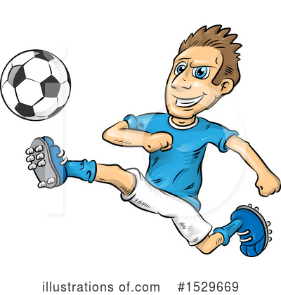 Soccer Ball Clipart #1529669 by Domenico Condello