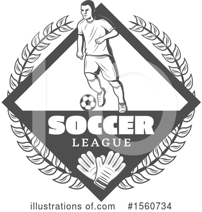 Royalty-Free (RF) Soccer Clipart Illustration by Vector Tradition SM - Stock Sample #1560734