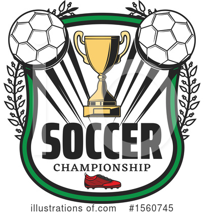 Royalty-Free (RF) Soccer Clipart Illustration by Vector Tradition SM - Stock Sample #1560745
