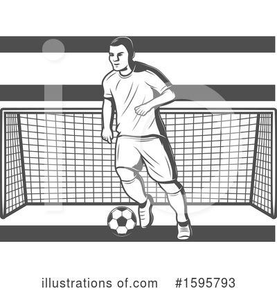 Royalty-Free (RF) Soccer Clipart Illustration by Vector Tradition SM - Stock Sample #1595793