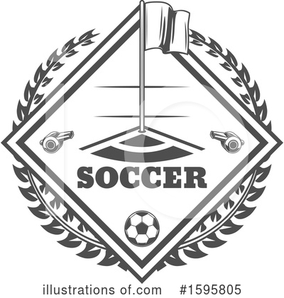 Royalty-Free (RF) Soccer Clipart Illustration by Vector Tradition SM - Stock Sample #1595805