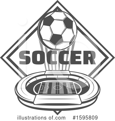 Royalty-Free (RF) Soccer Clipart Illustration by Vector Tradition SM - Stock Sample #1595809
