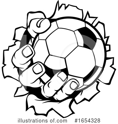 Royalty-Free (RF) Soccer Clipart Illustration by AtStockIllustration - Stock Sample #1654328