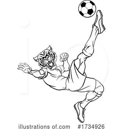 Royalty-Free (RF) Soccer Clipart Illustration by AtStockIllustration - Stock Sample #1734926