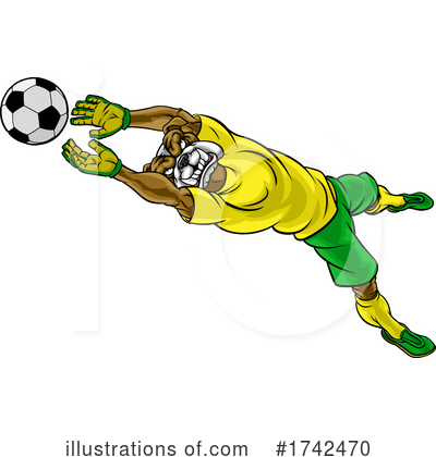 Royalty-Free (RF) Soccer Clipart Illustration by AtStockIllustration - Stock Sample #1742470