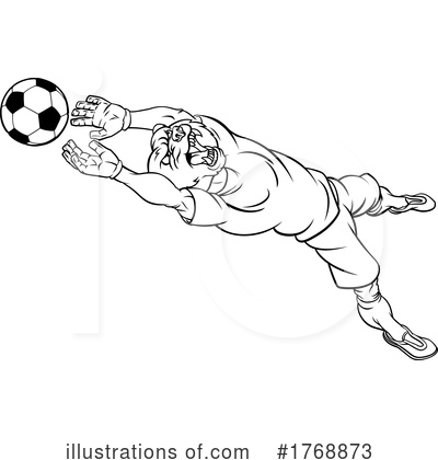 Royalty-Free (RF) Soccer Clipart Illustration by AtStockIllustration - Stock Sample #1768873