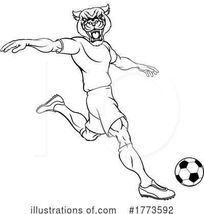 Royalty-Free (RF) Soccer Clipart Illustration by AtStockIllustration - Stock Sample #1773592