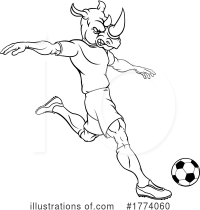 Royalty-Free (RF) Soccer Clipart Illustration by AtStockIllustration - Stock Sample #1774060