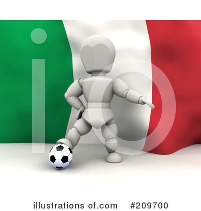Royalty-Free (RF) Soccer Clipart Illustration by KJ Pargeter - Stock Sample #209700