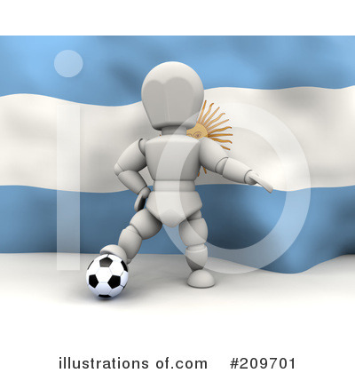 Royalty-Free (RF) Soccer Clipart Illustration by KJ Pargeter - Stock Sample #209701