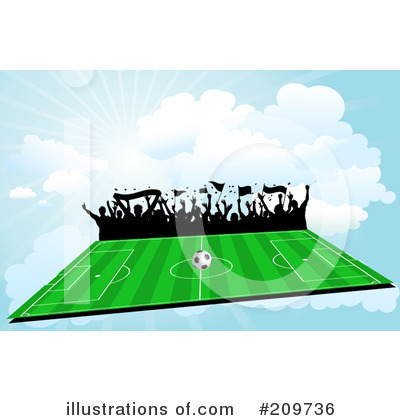 Royalty-Free (RF) Soccer Clipart Illustration by KJ Pargeter - Stock Sample #209736