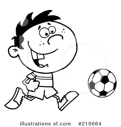 Royalty-Free (RF) Soccer Clipart Illustration by Hit Toon - Stock Sample #210064