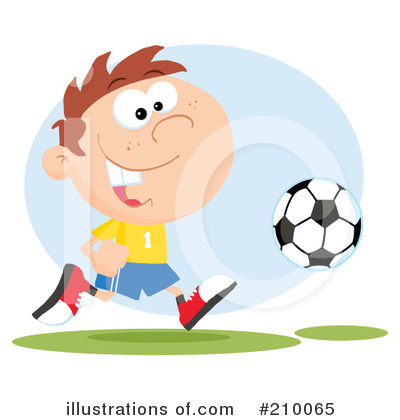 Royalty-Free (RF) Soccer Clipart Illustration by Hit Toon - Stock Sample #210065
